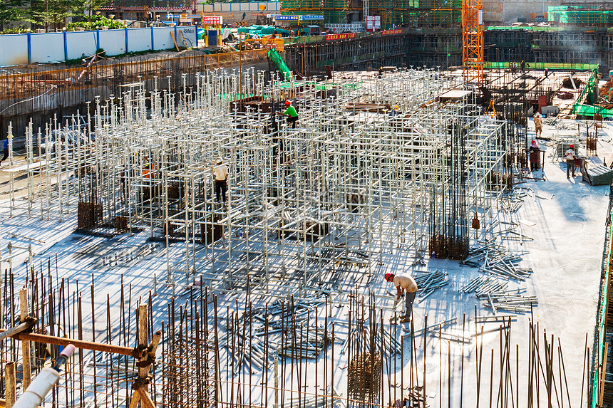 建筑工地高清图片 展现施工之美的视觉盛宴